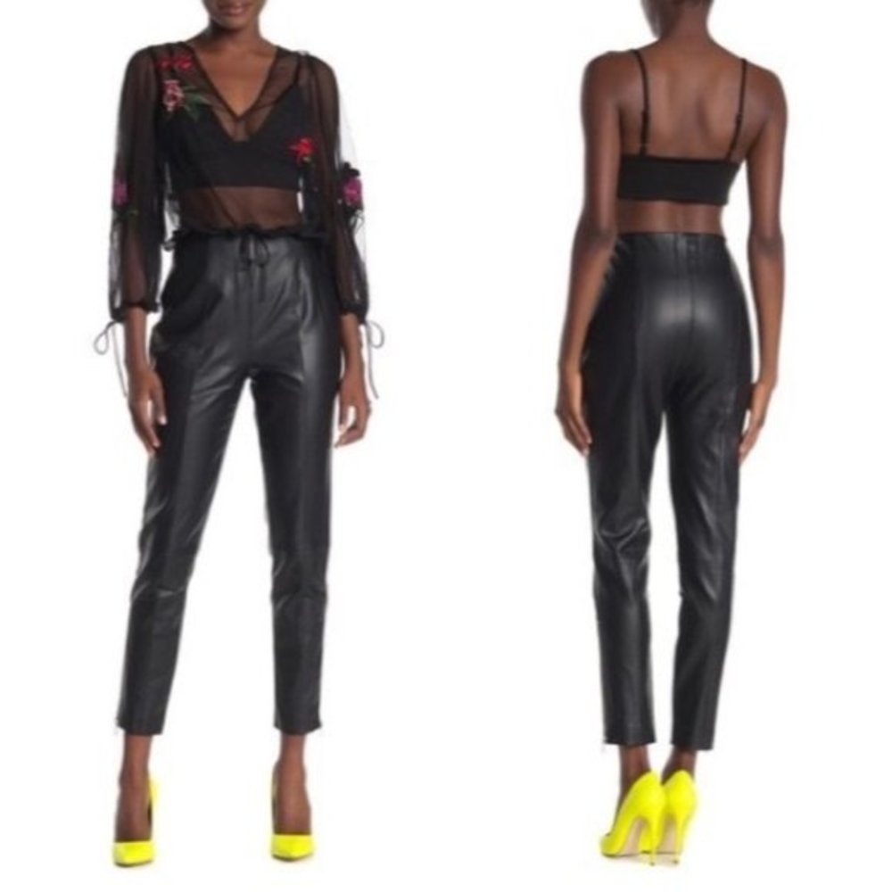 NEW Lovers + Friends Keaton Faux Leather Pants XL